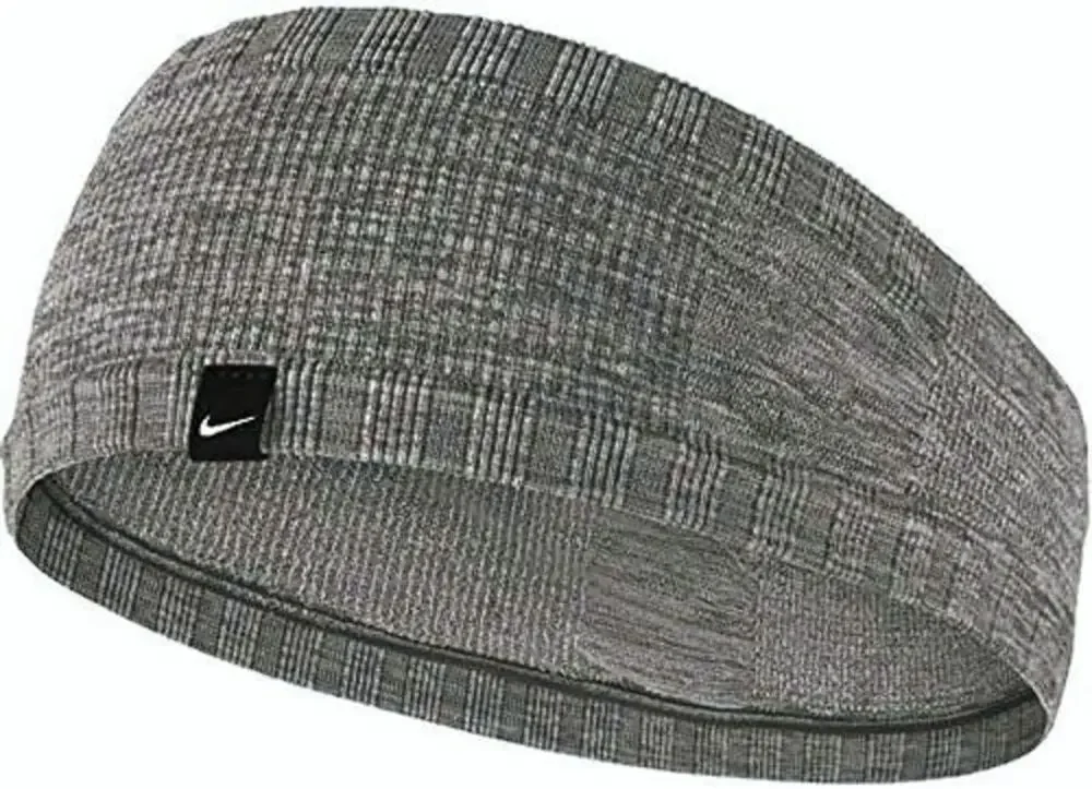 NEW NoTag Nike Seamless Headband Sweatband Adult Unisex Mens Womens Gray